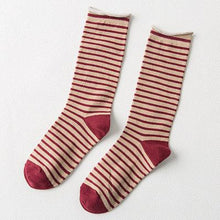 Load image into Gallery viewer, Striped Long Socks